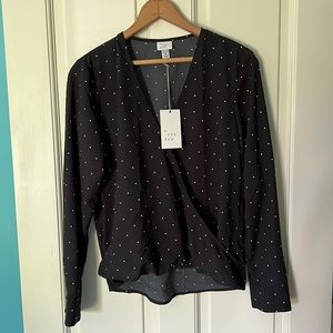 A New Day Polka Dot Blouse